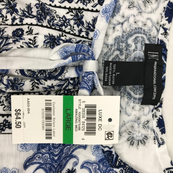 INC International Concepts Women's Floral … - Picture 3 of 7